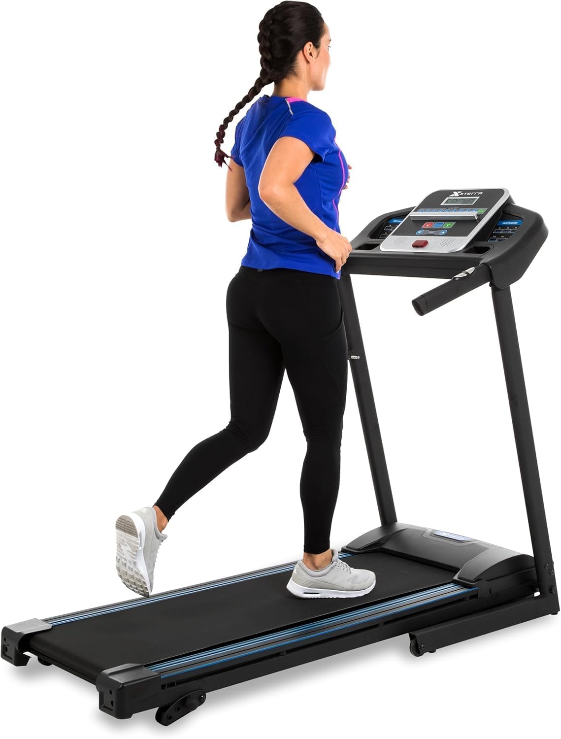Folding Smart Treadmill Compact Design 250 LB Weight Capacity